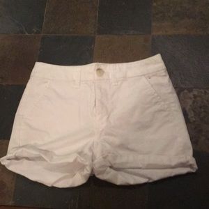 white AEO shorts